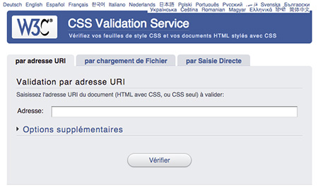 Validateur CSS