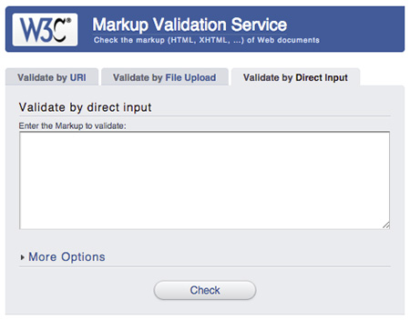 Validate by Direct Input